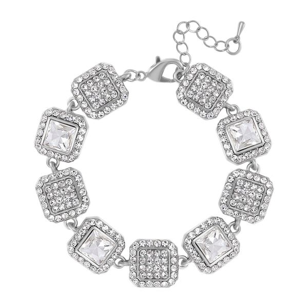 Weißer Kristall Schmuckset image number 3