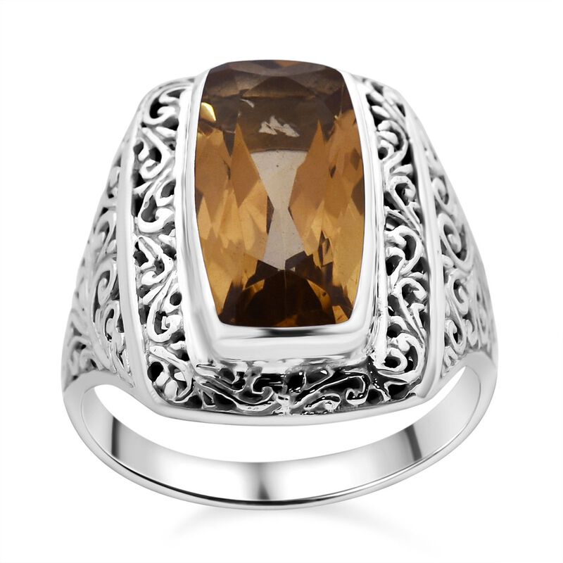 Royal bali - Citrin Ring, 925 Silber (Größe 16.00) ca. 7.93 ct image number 0
