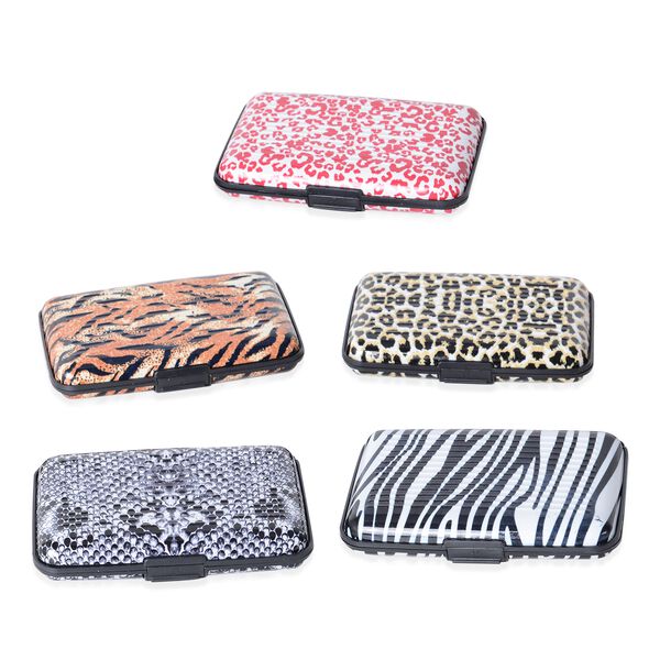 5er-Set Kreditkartentuis RFID Schutz