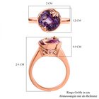 AA Rose De France Amethyst Ring 925 Silber rosévergoldet (Größe 16.00) ca. 3,49 ct image number 6