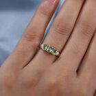 AA Demantoid Granat und Diamant Ring 375 Gelbgold image number 2