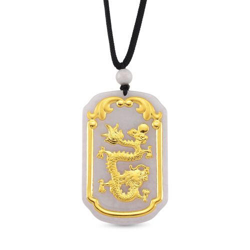 Weiße Jade Halskette ca. Flexibles cm 999 Gold ca. 125,00 ct. image number 0