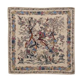 LA MAREY Foulard Quadratischer Schal, Weiß