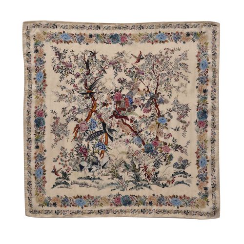 LA MAREY Foulard Quadratischer Schal, Weiß image number 0
