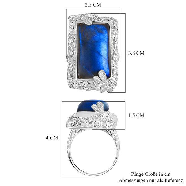 Royal Bali Kollektion- Labradorit Ring - 30,16  ct. image number 5