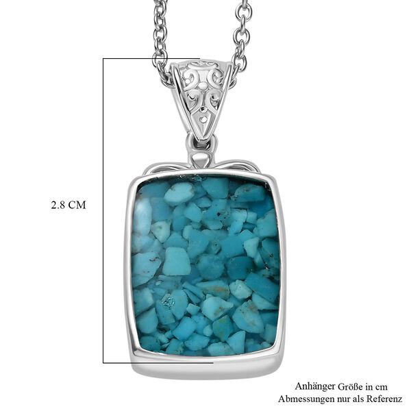 Sleeping Beauty Matrix T&uuml;rkis Schmuckset ca. 6.50 ct image number 7