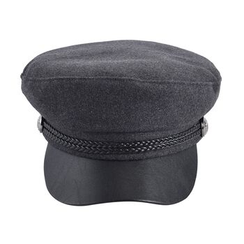 LA MAREY - Barett Hut/M&uuml;tze, Unisex, 56-58cm, Grau