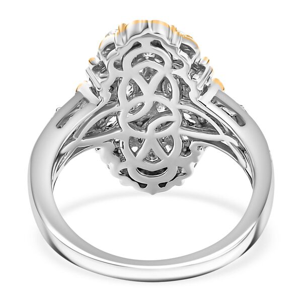 J Francis gefertigt mit SWAROVSKI- Zweifarbiger Swarovski Zirkonia Ring image number 6