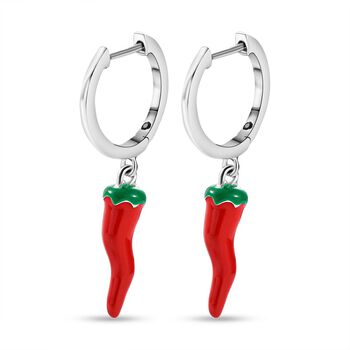 GP Kollektion Chili Ohrringe 925 Silber rhodiniert