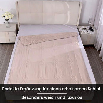 Bambus Bettdecke, beige