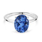 Ceylon Farbe Quarz Solitär-Ring, 925 Silber (Größe 20.00) ca. 2,78 ct