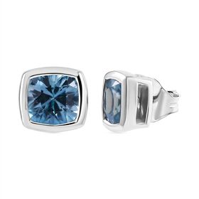 AA blaue Zirkon-Ohrringe - 1,83 ct.