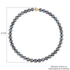 Limited Edition - 10-11 mm AAA AAA Tahiti Perlen Halskette, 45 cm image number 4