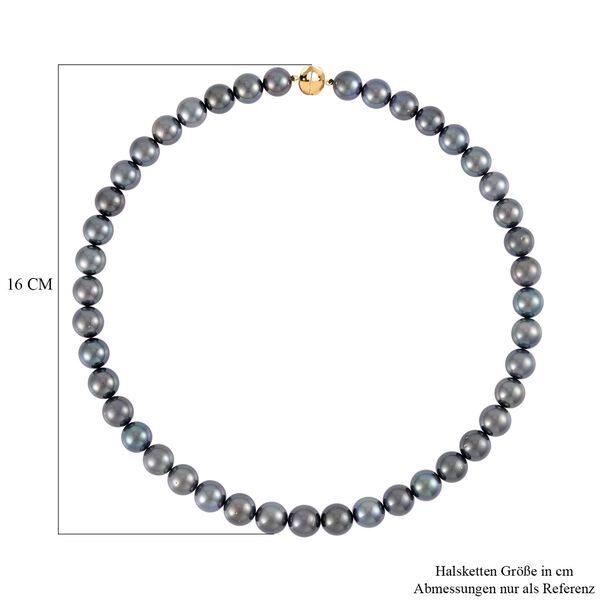 Limited Edition - 10-11 mm AAA AAA Tahiti Perlen Halskette, 45 cm image number 5