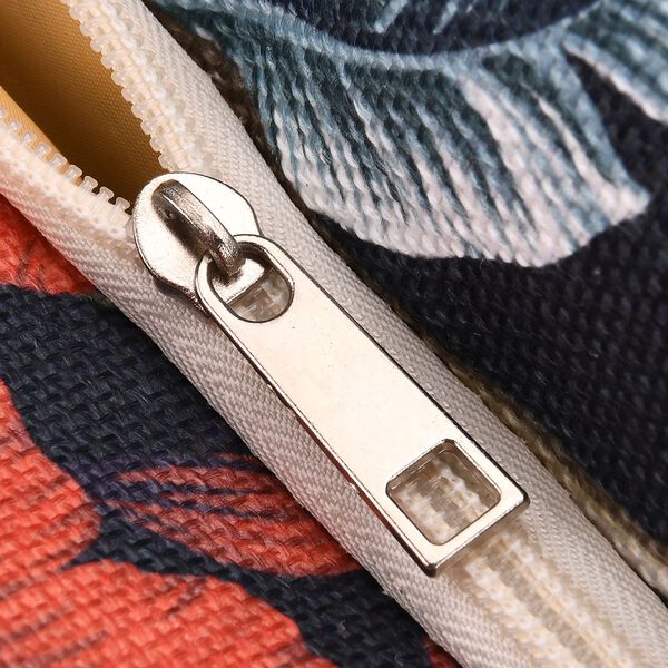 Handbemalte Tasche mit verstellbarem Kordelriemen, 50x17x38cm, Leopardenmuster image number 5