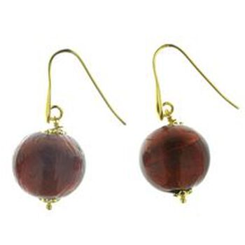 IL MURANO DI FRANCESCA- rote Muranoglas aus Italien Perlen Ohrringe