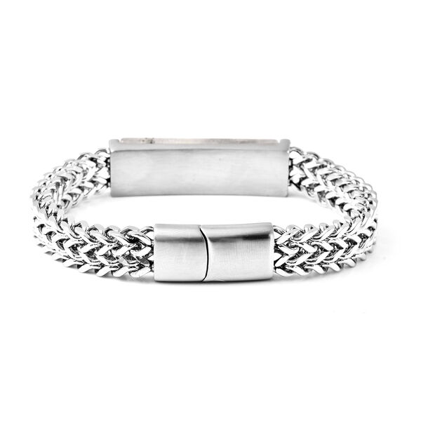 Labradorit-Armband, 20 cm, Edelstahl ca. 17,00 ct image number 4