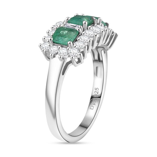 D'Joy Smaragd und Moissanit Ring - 1,62 ct. image number 5