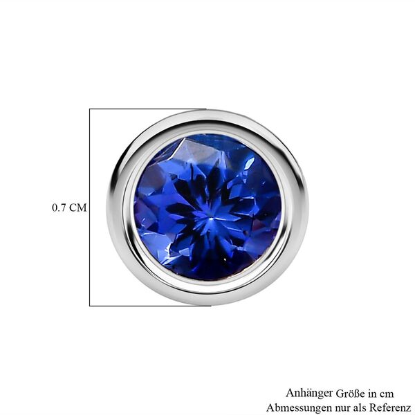 RHAPSODY AAAA Tansanit Anh&auml;nger in 950 Platin - 0,90 ct. image number 6