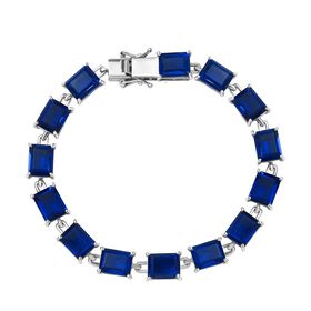 Ceylonfarbenes Quarz-Armband, 20 cm - 40,08 ct.