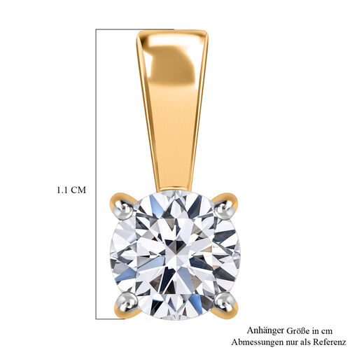IGI zertifizierter SI GH Labor-Diamant-Solitär-Anhänger - 0,50 ct. image number 6