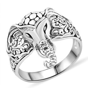Royal Bali Kollektion- Elefant Ring in 925 Silber