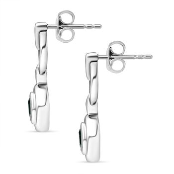 LUXURIANT AAA Labor kolumbianische Smaragd Ohrringe - 1 ct.