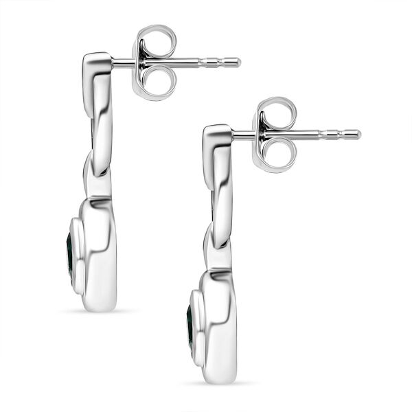 LUXURIANT AAA Labor kolumbianische Smaragd Ohrringe - 1 ct. image number 4