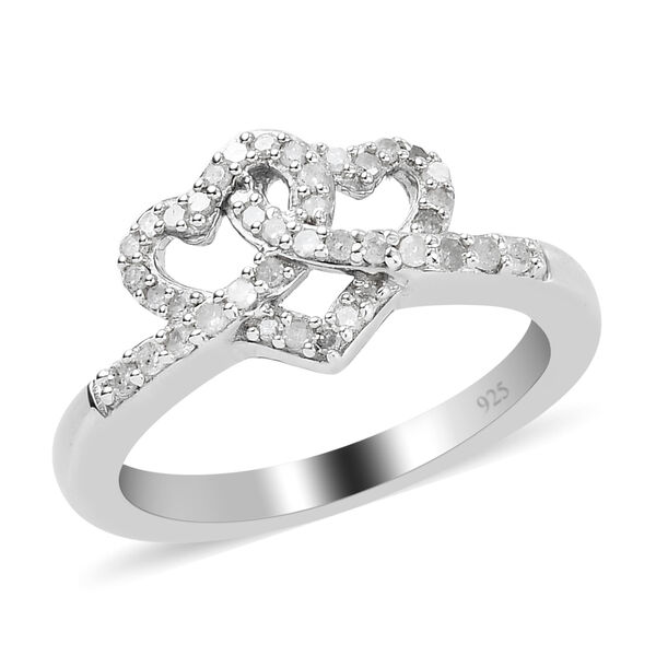 Diamant Ring mit Herzmotiven - 0,25 ct. image number 4