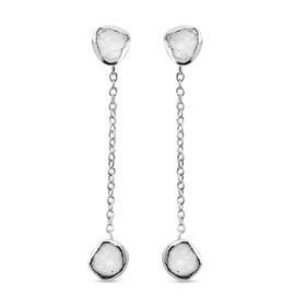 Weiße Polki Diamant-Ohrringe - 0,50 ct.
