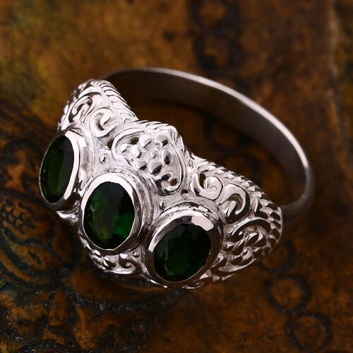 Royal Bali Kollektion - Chromdiopsid Ring - 2,58 ct. image number 1