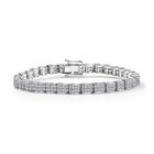 LUXURIANT DIAMOND - Lab Grown Diamant SI-GH Armband ca. 19 cm 925 Silber rhodiniert ca. 4,50 ct.