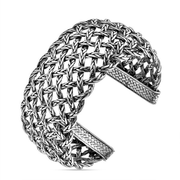 Royal Bali Kollektion- Geflochtener Armreif image number 4