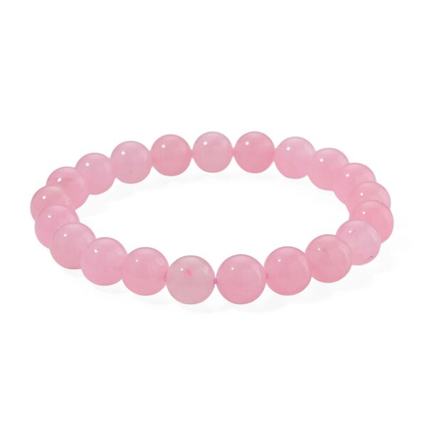 Rosa Morganit Farbiger Quarzit Armband Flexibles cm ca. 150.00 ct image number 0