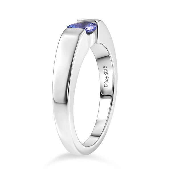 D'Joy Tansanit Ring 925 Silber rhodiniert (Gr&ouml;&szlig;e 18.00) ca. 0,50 ct image number 4