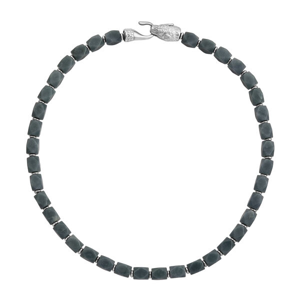 Jade Halskette ca. 50 cm 316L Edelstahl (10-15 Werktage Lieferzeit) ca. 400.00 ct image number 3