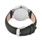 Strada - Schlichte Uhr mit Sternenstaub Effekt, Modernes PU-Leder Armband, wasserdicht, japanisches Uhrwerk, Schwarz image number 5