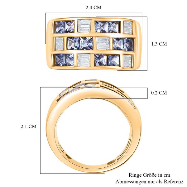 D'Joy Tansanit und Moissanit Ring - 2,27 ct. image number 7