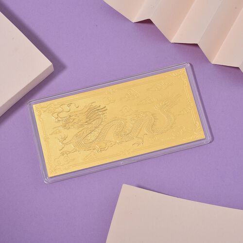 Barren mit Drachenmotiv in 999 Gold image number 1