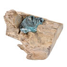 Jardin de Bali: Mundgeblasener Teelichthalter auf Naturholz