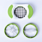 Obstschneider, Größe 18,6x12x2,5 cm, Weiß und Grün