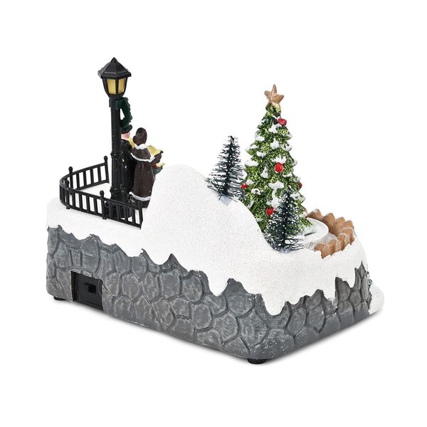 Musik Karussel Winterland mit LED lichter, Tannenbaum image number 8