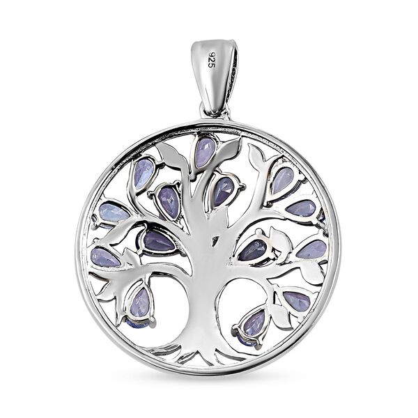 Tansanit Lebensbaum-Anhänger in Silber 3,21 Ct image number 5