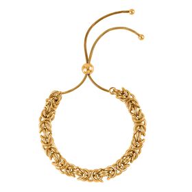 Armband, Reiner Edelstahl, ca. 15.25cm, goldfarben