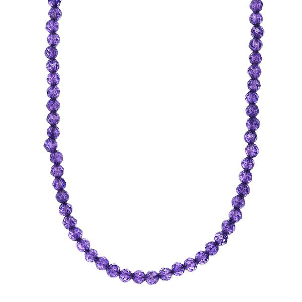 Afrikanische Amethyst 50cm Halskette - 31 ct. image number 0