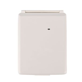 Faltbarer LED-beleuchteter Schminkspiegel, 3 Helligkeitsstufen, Doppelseitige Spiegelfl&auml;chen, Wei&szlig;