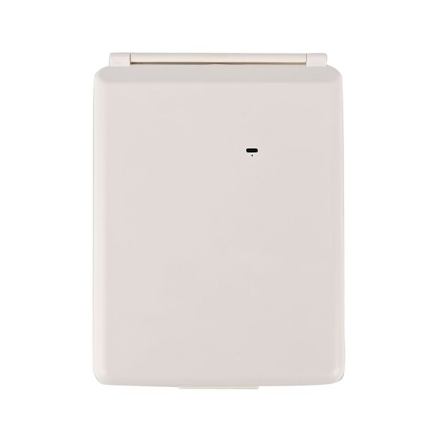 Faltbarer LED-beleuchteter Schminkspiegel, 3 Helligkeitsstufen, Doppelseitige Spiegelfl&auml;chen, Wei&szlig; image number 3