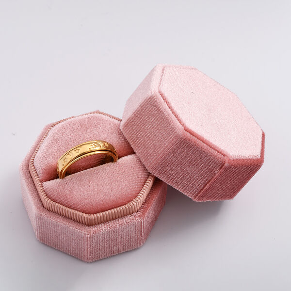 Nachthimmel Spinning Ring Geschenkset in vergoldetem Silber image number 13