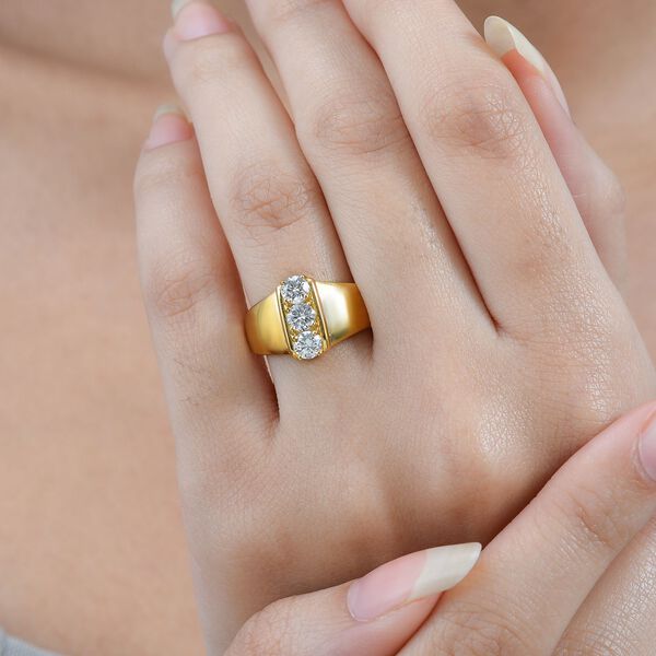 Moissanit Ring - 0,68 ct. image number 3