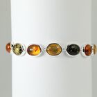 Natürlicher Baltischer Bernstein Armband ca. 19 cm + 2.5 cm Extender, 925 Silber